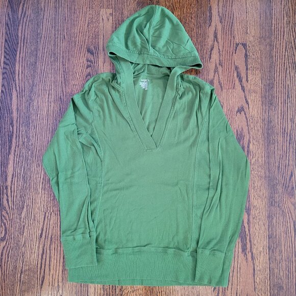 Old Navy Vintage Lightweight Green Hoodie Women's Size Large - Picture 4 of 11